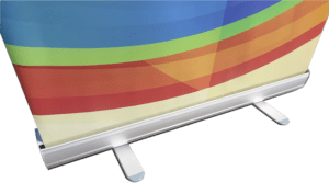 günstiger billig Roll-up tragbar Roller Banner Grossformatdruck Werbedruck Expo Event Messe