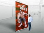 Roll-up Gigant XXL Riese 2x3m Roller Banner drucken Grossformatdruck Werbedruck Expo Messe Event Konferenz