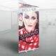 Roll-up Standard Bestseller Verkaufsschlager Spitzenreiter tragbar Roller Banner drucken Grossformatdruck Werbedruck Expo Event Messe