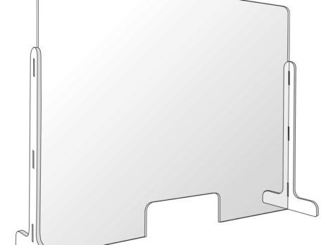 Kasse Plexiglas Wand