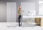 Roll-up Schutzwand billig Antiviren Barriere Corona Covid