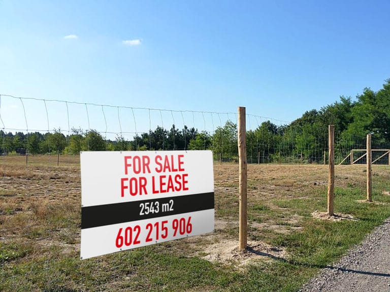 Personalisierte Individuelle Banner drucken ZU VERKAUFEN MIETEN für Immobilienbüro, Balkon, Wohnung, Haus, Grundstück