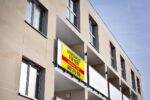 Personalisierte Individuelle Banner drucken ZU VERKAUFEN MIETEN für Immobilienbüro, Balkon, Wohnung, Haus, Grundstück