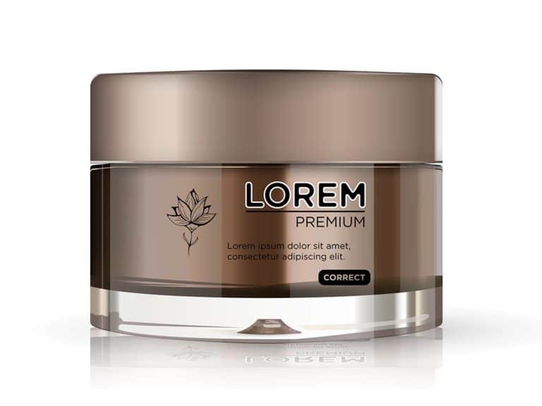 Transparente bedruckte Aufkleber für Kosmetika Desinfektionsmittel