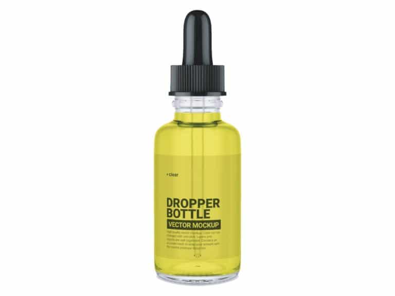 Gedruckte transparente Etiketten für e-liquid cbd essentielle Öle