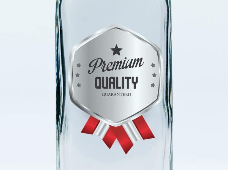 Metallische Aufkleber drucken