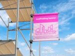 Gerüstbanner Bauzaunbanner drucken Banner für Gerüst Dachwerbung Werbung für Baustelle bedruckte Planen