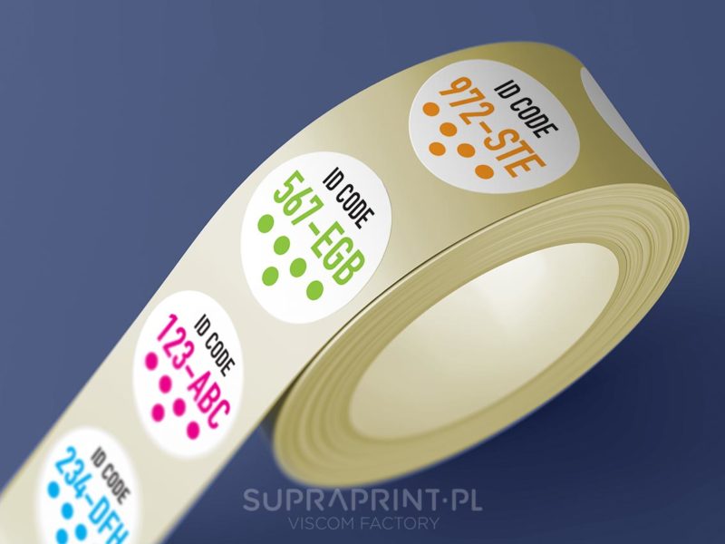 Personalisierte Rolletiketten und Aufklebern drucken