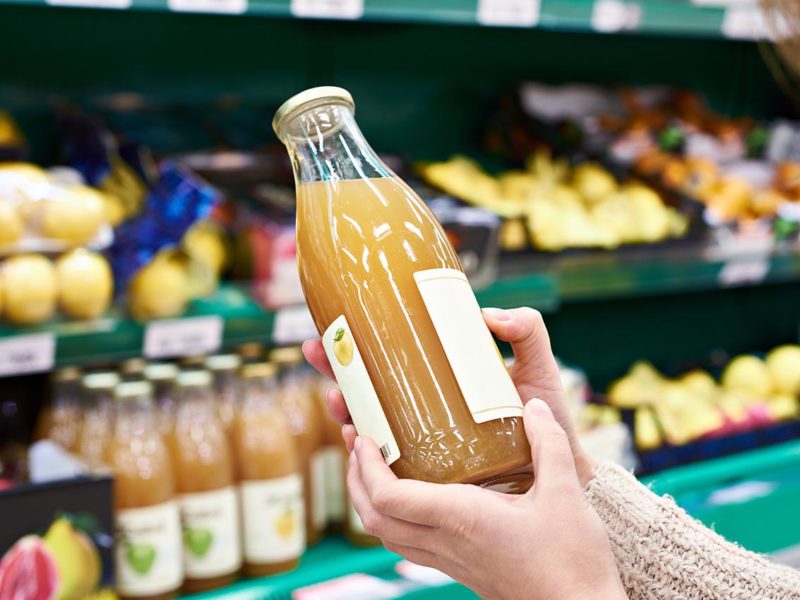 Etiketten für Säfte und Getränke