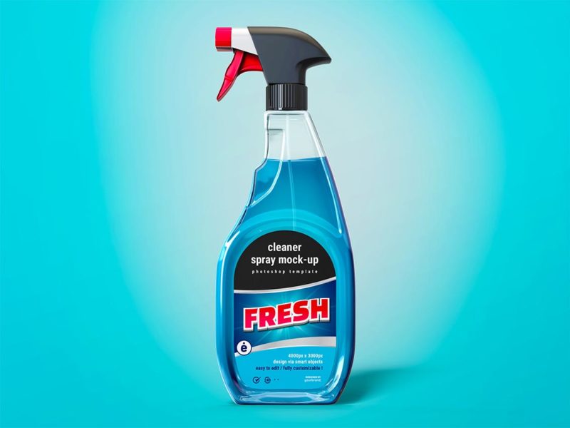 Drucken von Etiketten auf Rolle für Reinigungsmittel