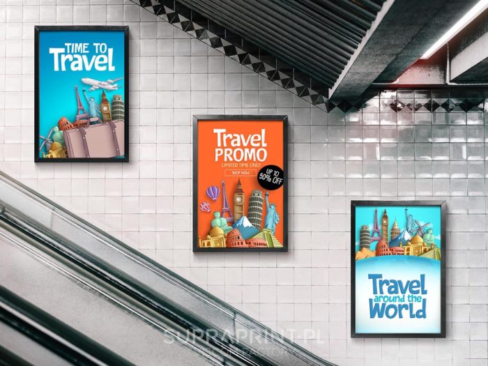 Großformatdruck Citylight Plakate Bahn Metro Werbung