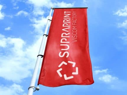 Werbefahnen Flaggen fuer Firma drucken