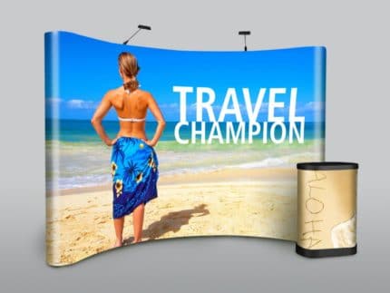 Werbewand Pop-up Standard Displaywand Messe Expo Event Banner Messewand Sponsorenwand