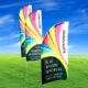 Beachflag Alu Premium stark und langlebig Strandfahnen