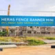 günstige Bauzaun Meshbanner für Heras Großformatdruck