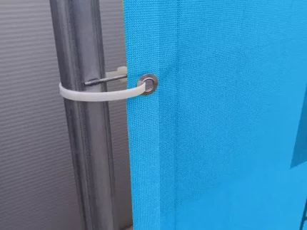 günstige Bauzaun Meshbanner für Heras Großformatdruck
