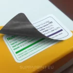 Blickdichte Aufkleber auf Rolle drucken