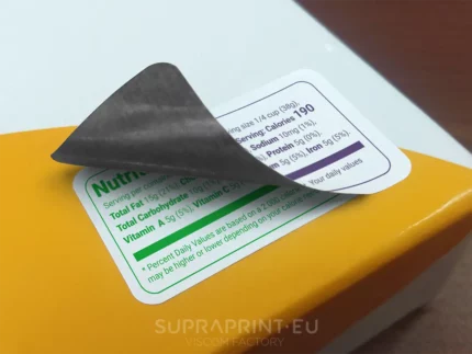 Blickdichte Aufkleber auf Rolle drucken