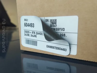 Blickdichte Rollenetiketten drucken