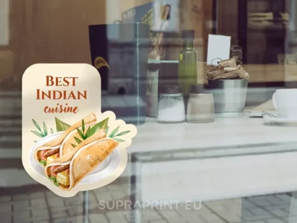 Außenaufkleber für Fenster und Schaufenster von Restaurants drucken