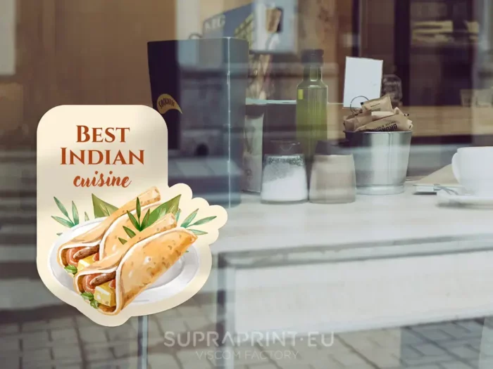 Außenaufkleber für Fenster und Schaufenster von Restaurants Außenaufkleber für Fenster und Schaufenster von Restaurants drucken