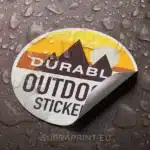 langlebige Outdoor-Aufkleber individuelle Größe und Form drucken