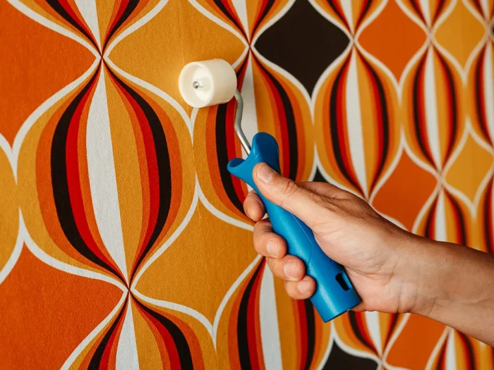 Strukturtapete Sand Leinwand Beton