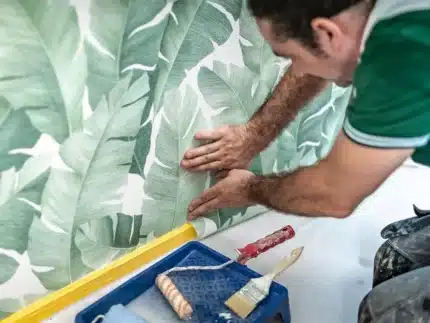 waschbare Vinyltapete drucken