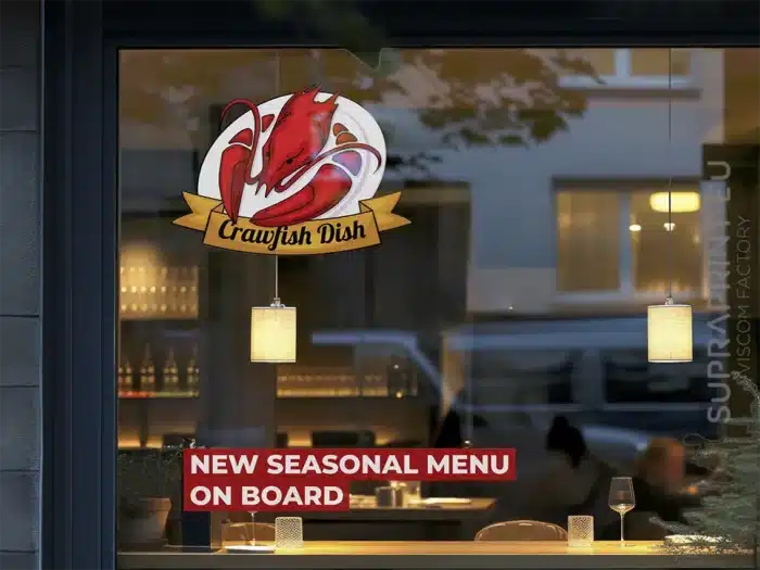 Aufkleber hinterglas drucken lassen