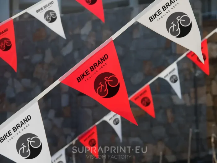 Girlanden mit Logo bedrucken