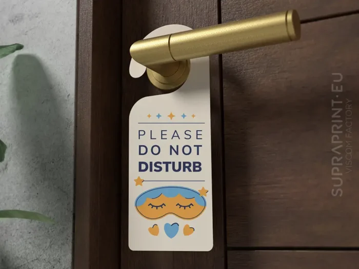 Individuelle Türhänger bedrucken