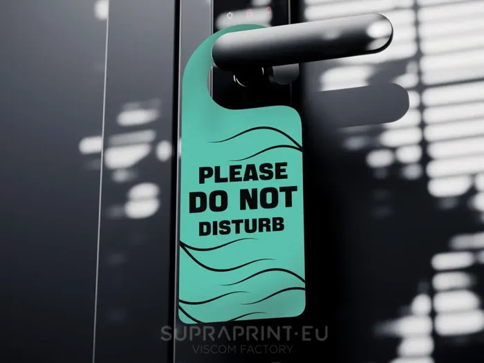 Türhänger für Hotels und Motels mit Werbeeffect