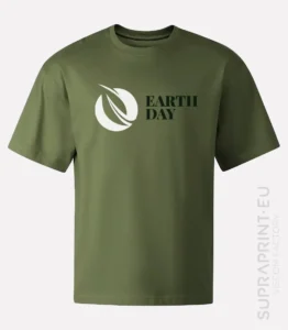 Oversize T-Shirt aus dicker Baumwolle bedrucken lassen