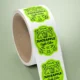 grün Fluo-Etiketten bedrucken