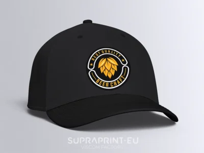 Kappen mit Firmenlogo