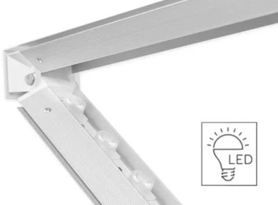 LED-beleuchtete Displaywand