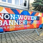 umweltfreundliche bedruckte Vliesbanner Spannband Endlossbanner