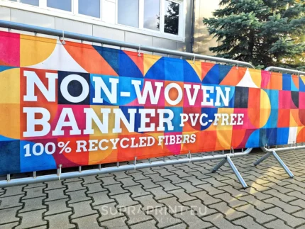 umweltfreundliche bedruckte Vliesbanner Spannband Endlossbanner