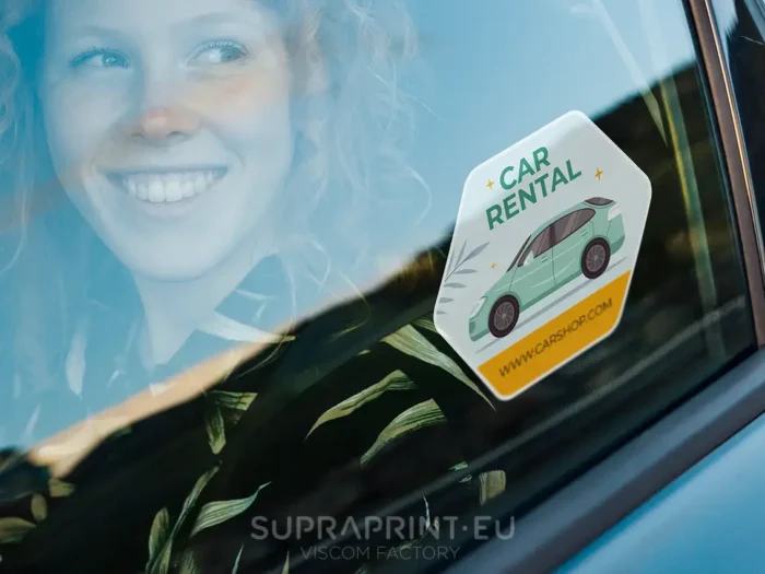 Stickers mit bedruckter Rückseite