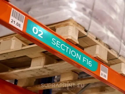 Magnetische Aufkleber für Regale