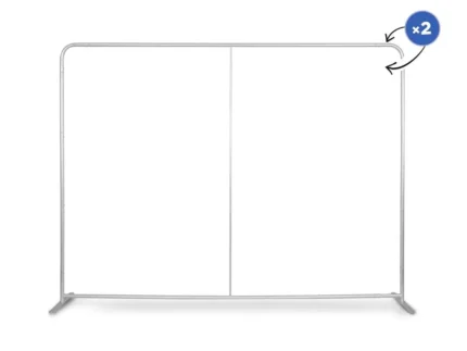 300 x 230 cm Rohrsystem-Expo-Wand