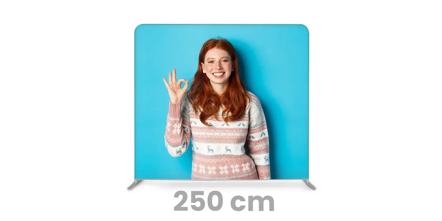 Textile Werbewand 250x230cm
