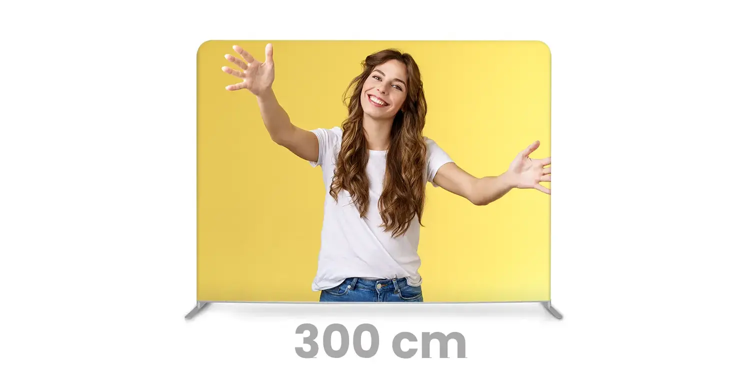 Textile Werbewand 300x230cm