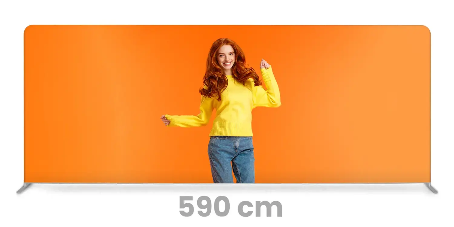 Textile Werbewand 590x230cm