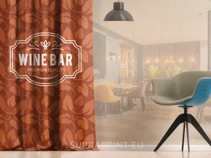 bedruckte Werbe Vorhänge für Unternehmen